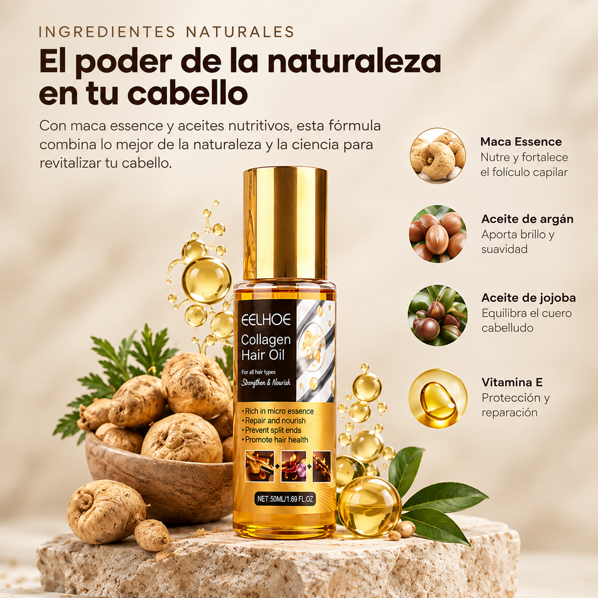 Aceite Reparador de Colágeno Capilar