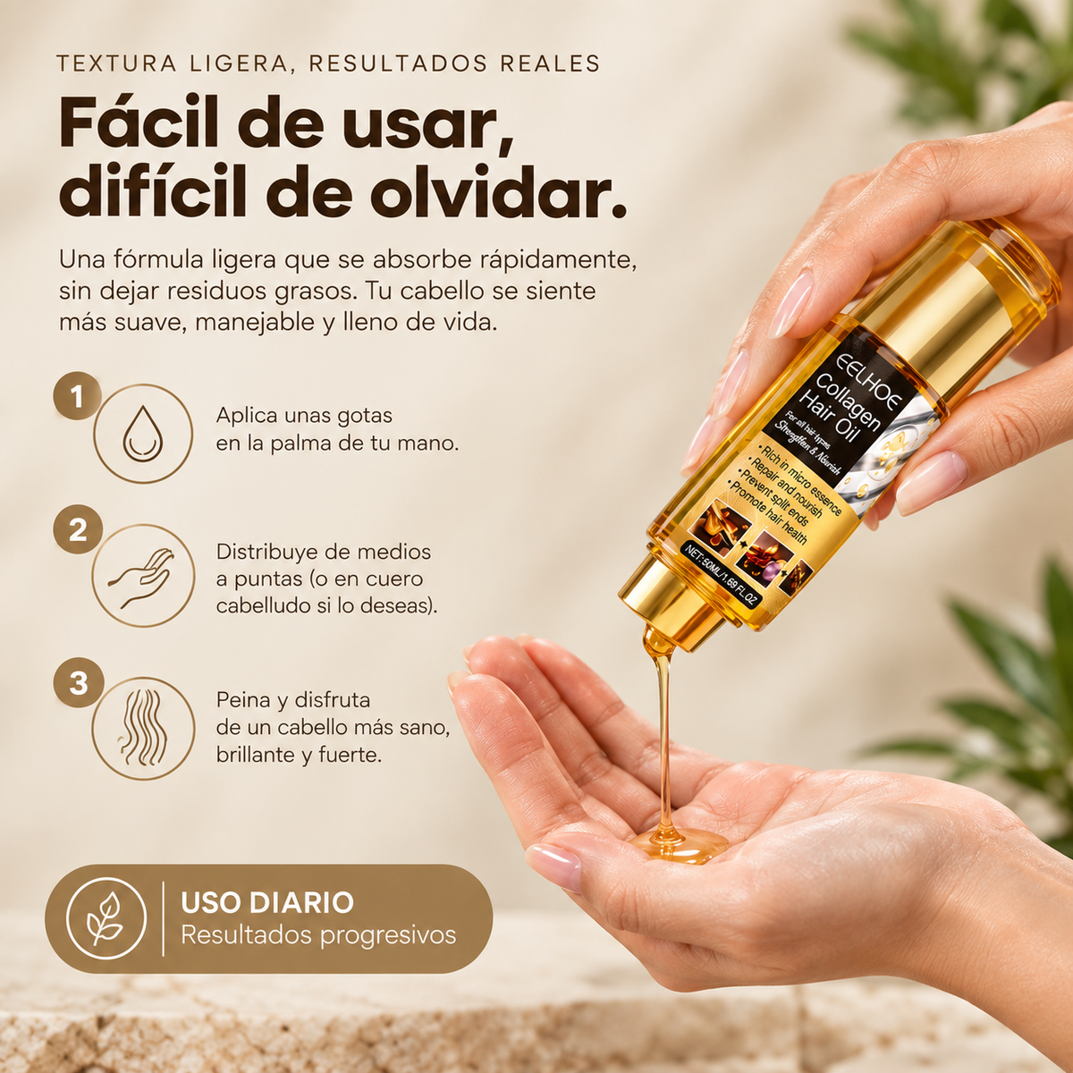 Aceite Reparador de Colágeno Capilar