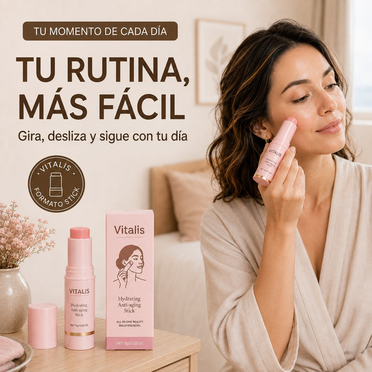 Bálsamo hidratante de colágeno para arrugas VITALIS