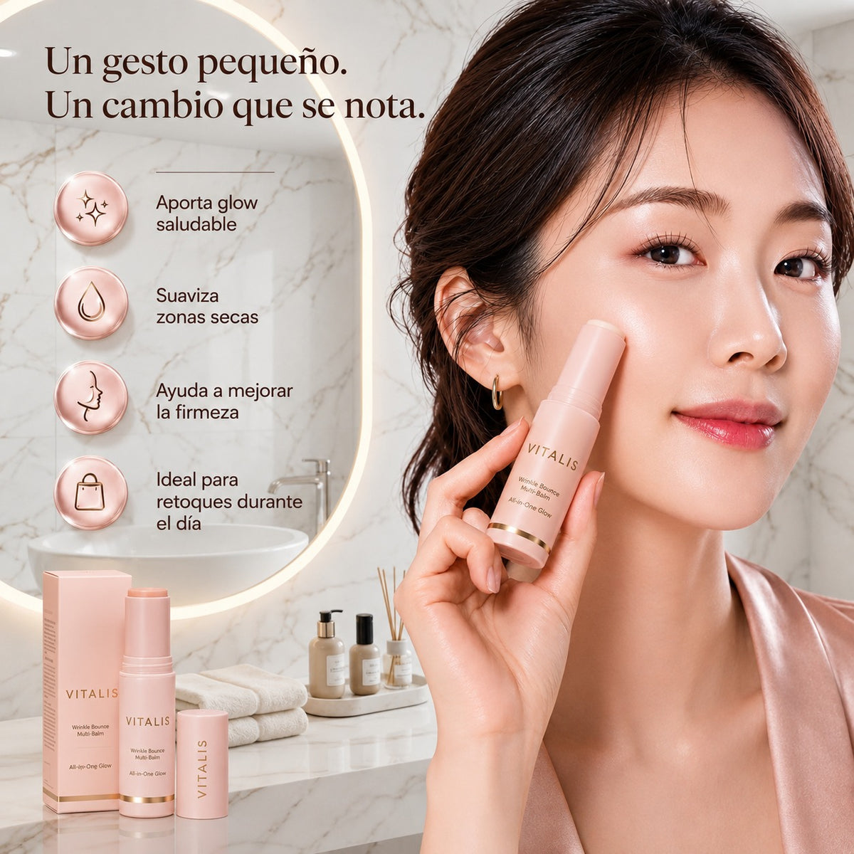 Bálsamo hidratante de colágeno para arrugas VITALIS